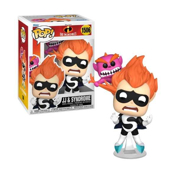 Funko Pop! Disney Pixar_ The Incredibles - JJ & Syndrome #1506