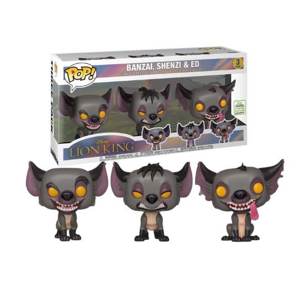 Funko Pop! Disney: The Lion King - Banzai, Shenzi, & Ed (3-Pack) [Spring Convention] [7.5/10]