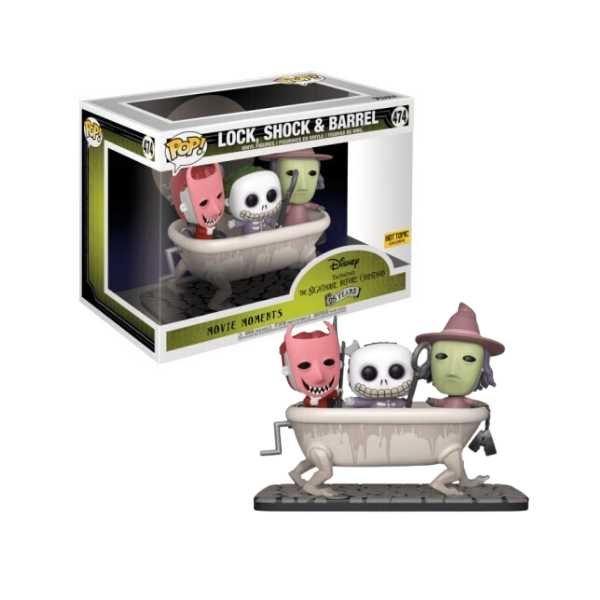 Funko Pop! Disney: The Nightmare Before Christmas - Lock, Shock, and Barrel 3-Pack #474 Hot Topic Exclusive [7.5/10]