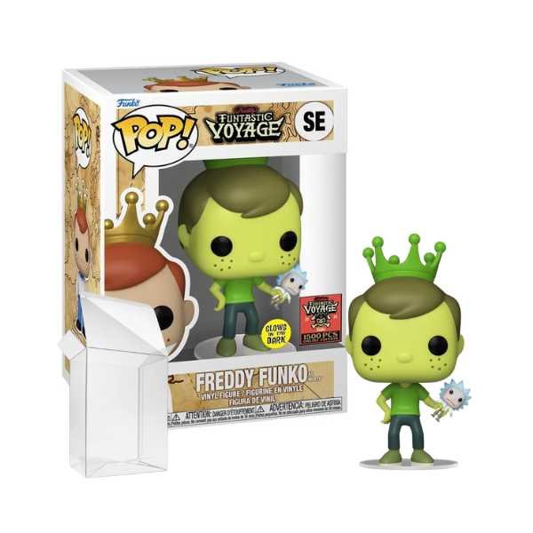 Funko Pop! Funtastic Voyage - Freddy Funko as Morty - Funtastic Voyage 1500 LE Glow in the Dark [Box conditie 7.5/10]