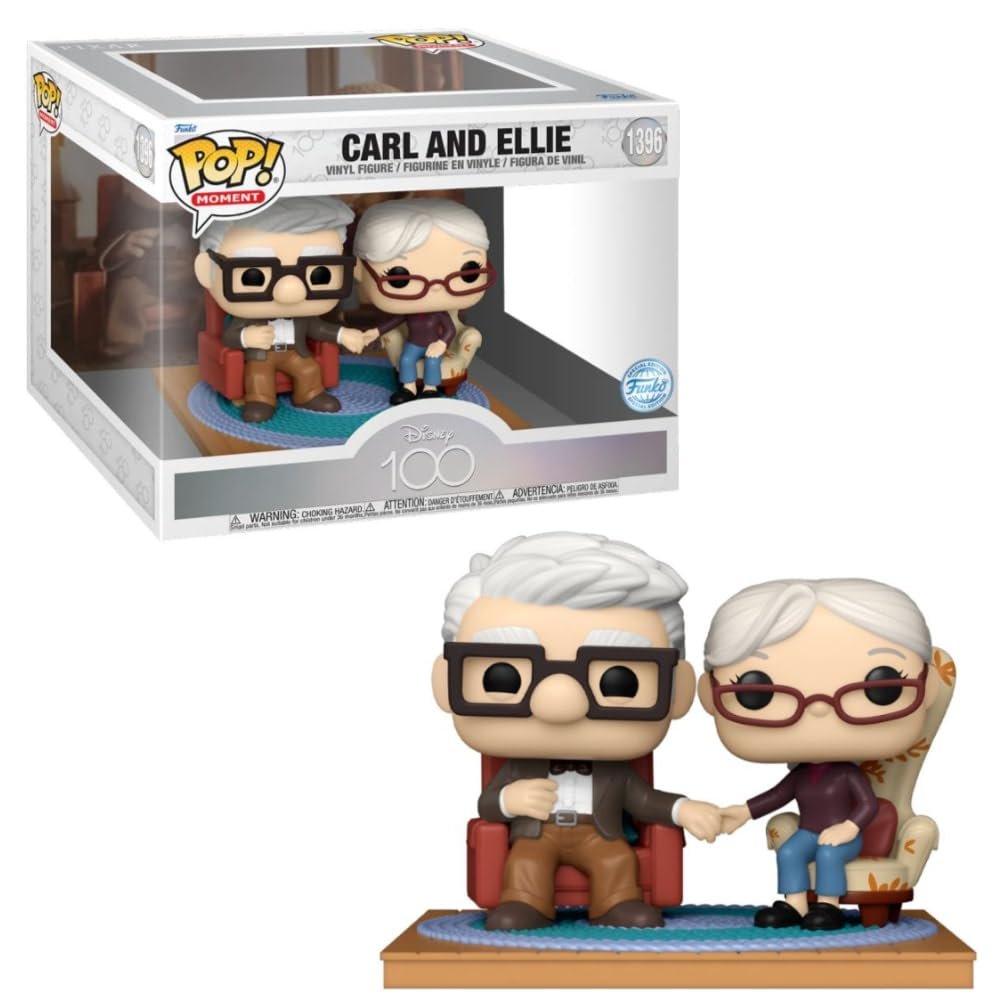 Funko Pop! Moment Disney 100: Up - Carl and Ellie Young - Special Edition Exclusive #1396