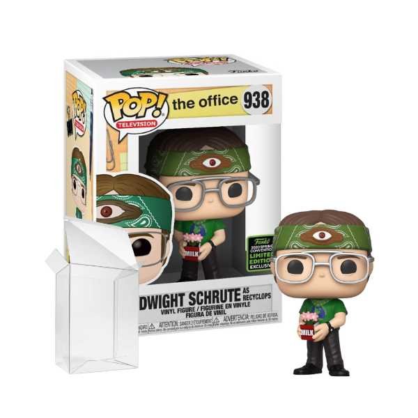 Funko Pop! Television: The Office - Dwight Schrute Recyclops #938 Spring Convention [Box conditie 7.5/10]