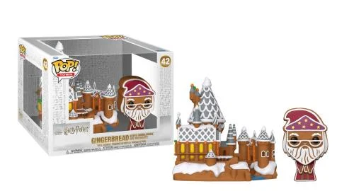 Funko Pop! Harry Potter: Gingerbread - Albus Dumbledore and Hogwarts #42 town