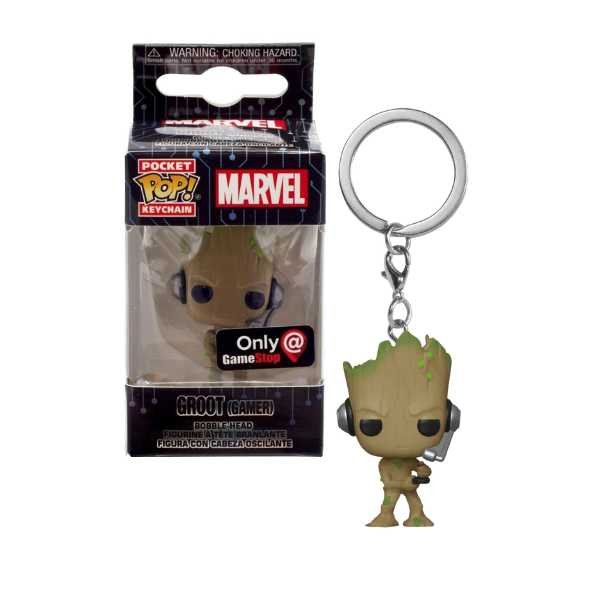 Funko Pocket Pop! Marvel Groot (Gamer) Gamestop Exclusive