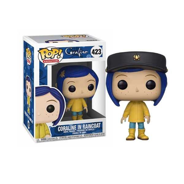 Funko Pop! Animation: Coraline - Coraline in Raincoat (Hat) #423