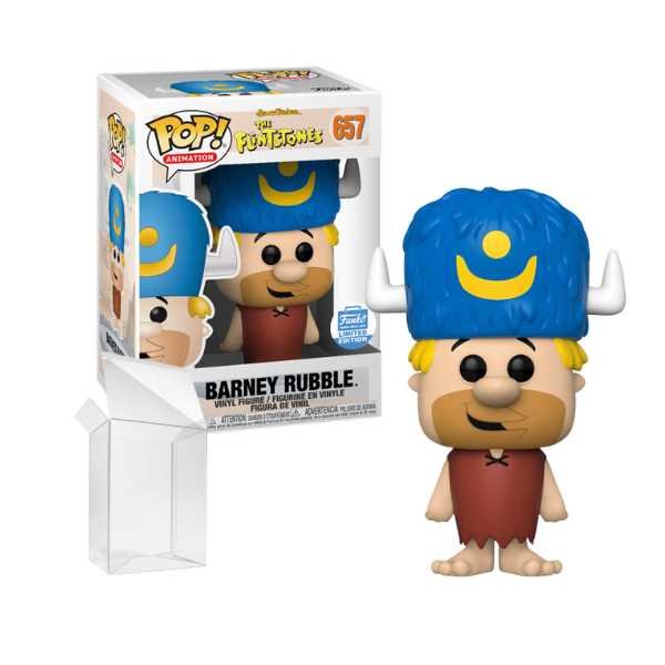 Funko Pop! Animation: The Flintstones - Barney Rubble (Water Buffalo Hat) #657 [7.5/10]