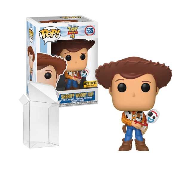 Funko Pop! Disney: Sheriff Woody Holding Forky #535 Hot Topic Exclusive [7.5/10]