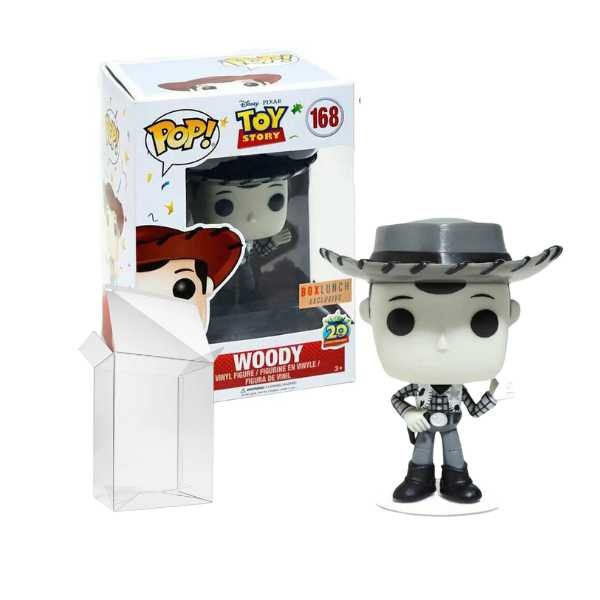 Funko Pop! Disney: Woody (20th Anniversary)(Black & White) #168 BoxLunch Exclusive [7.5/10]