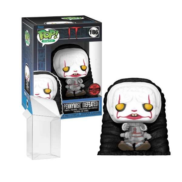 Funko Pop! It: Pennywise (Defeated | NFT Grail) #186 Exclusive NFT LE999[7.5/10]