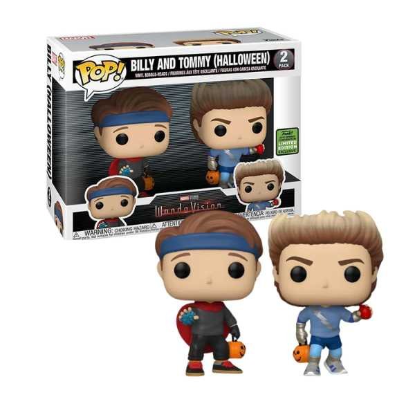 Funko Pop! Marvel WandaVision: Billy and Tommy (Halloween) (2-Pack) [Spring Convention Exclusive] [7.5/10]