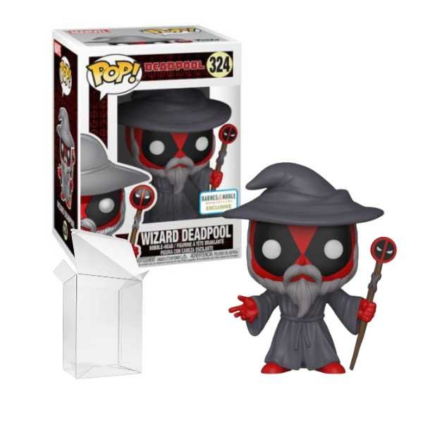 Funko Pop! Marvel: Wizard Deadpool #324 Barnes & Noble Exclusive [7.5/10]