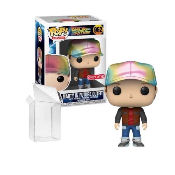 Funko Pop! Movies: Back to the Future - Marty in Future Outfit (Metallic) #962 Target Exclusive [7.5/10]