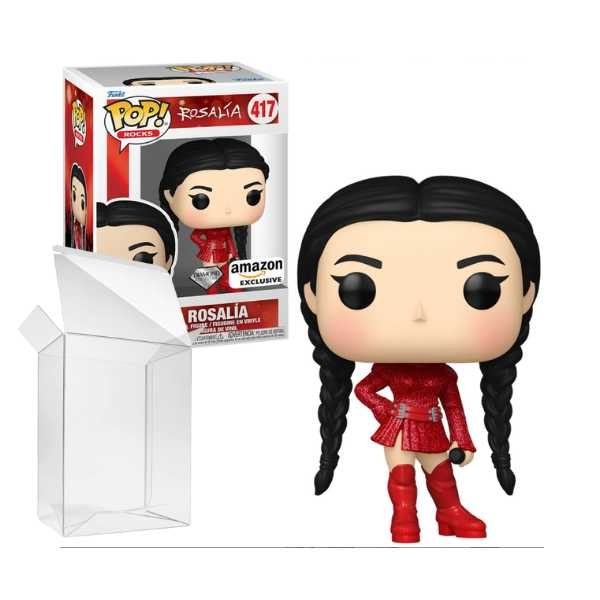 Funko Pop! Rocks: Rosalia (Bizcochito)(Diamond Glitter) #417 AMZ Exclusive