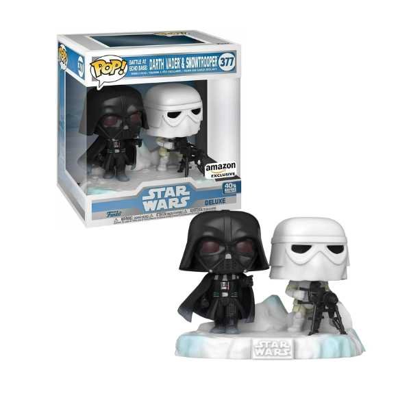 Funko Pop! Star Wars: Battle At Echo Base: Darth Vader & Snowtrooper #377 Deluxe Amazon Exclusive [7.5/10]