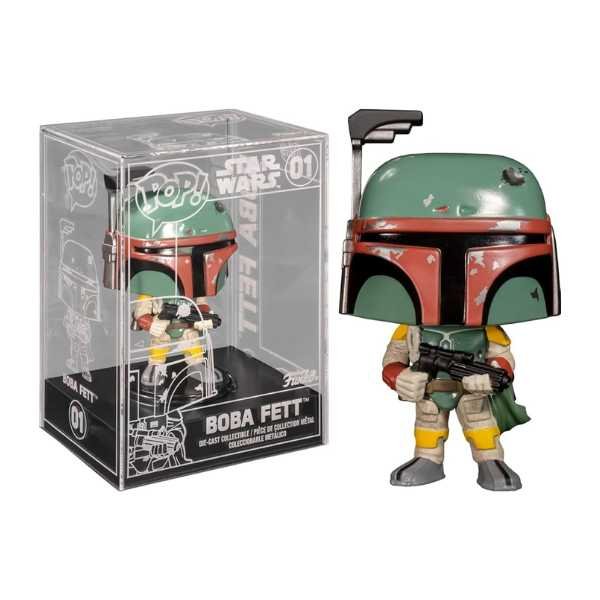 Funko Pop! Star Wars: Boba Fett Die-Cast #01(Unsealed, no chase version) [7.5/10]