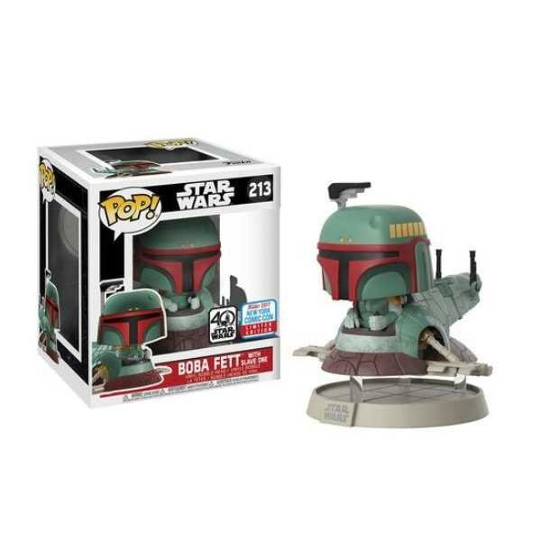 Funko Pop! Star Wars: Boba Fett with Slave One #213 Fall Convention Exclusive [7.5/10]