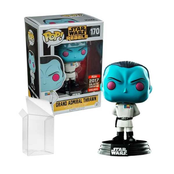 Funko Pop! Star Wars: Grand Admiral Thrawn (Arms Behind Back) #170 2017 Galactic Convention Shared Exclusive [7.5/10]