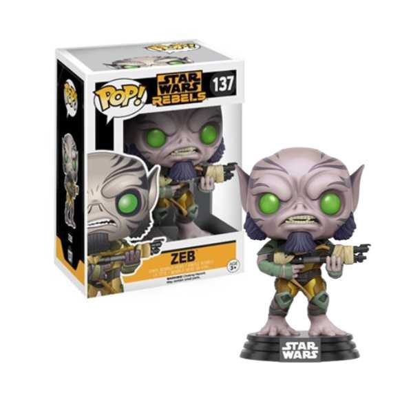 Funko Pop! Star Wars Rebels: Zeb Orrelios #137 [7.5/10]