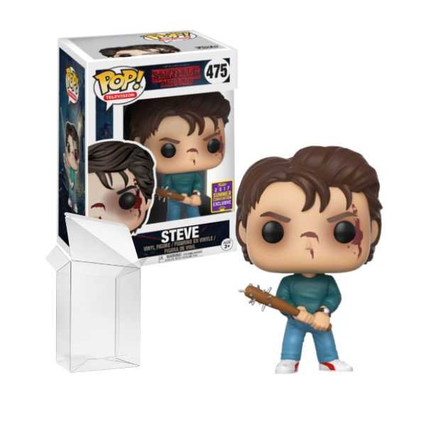 Funko Pop! Stranger Things: Steve (Bloody With Baseball Bat) #475 2017 Summer Convention Exclusive