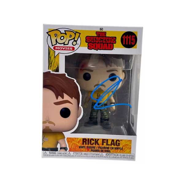 Joel Kinnaman Signed Funko Rick Flag The Suicide Squad Autograph Beckett CERT