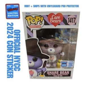 Funko Pop! Animation: Care Bears - Share Bear #1417 NYCC 2024 OFFICIAL CON Exclusive