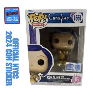 Funko Pop! Movies: Coraline - Coraline with Dowsing rod #1661 NYCC 2024 OFFICIAL CON Exclusive