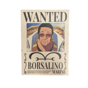 One Piece Wanted Dead or Alive Bounty Poster [21 x 29,7 cm] A4 - ''Borsalino''