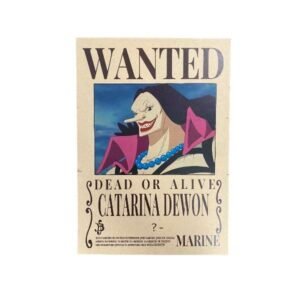 One Piece Wanted Dead or Alive Bounty Poster [21 x 29,7 cm] A4 - ''Catarina- Dewon''