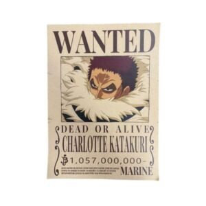 One Piece Wanted Dead or Alive Bounty Poster [21 x 29,7 cm] A4 - ''Charlotte Katakuri''