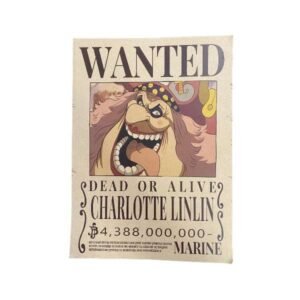 One Piece Wanted Dead or Alive Bounty Poster [21 x 29,7 cm] A4 - ''Charlotte Linlin''