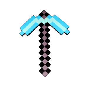 Foam Minecraft Pick Axe - Veilig Speelgoedzwaard - Costplay - Innovators & Creatieve Bouwers