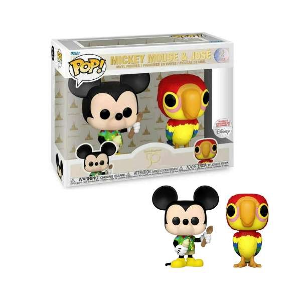 Funko Pop! Disney: Mickey Mouse & Jose' Tiki Room Walt Disney World 50th Anniversary Parks Exclusive