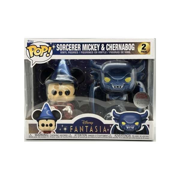 Funko Pop! Disney: Fantasia - Sorcerer Mickey & Chernabog - D23 Exclusive 2-Pack