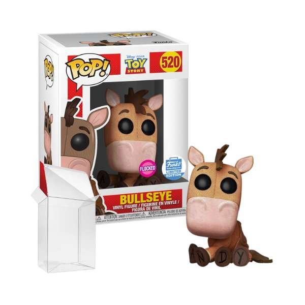 Funko Pop! Disney: Toy Story 4 - Bullseye (Flocked) #520 Funko Exclusive