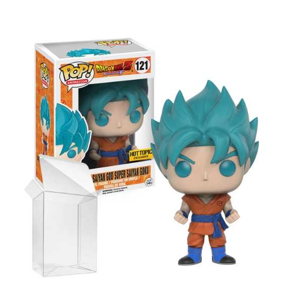 Funko Pop! Dragonball Z -Super Saiyan God Super Saiyan Goku #121 Hot Topic Exclusive