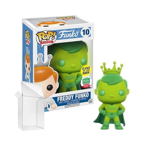 Funko Pop! Freddy Funko #10 Superhero (Glow in the Dark) Gamma Green Glow LE5000