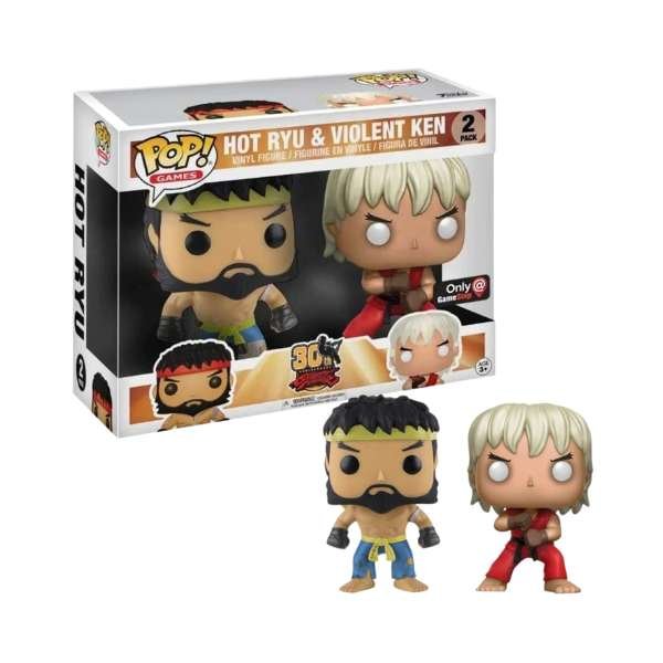 Funko Pop! Games: Street Fighter - Violent Ken & Hot Ryu - 2-pack GameStop