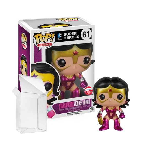 Funko Pop! Heroes: DC Super Heroes - Star Sapphire Wonder Woman (Metallic) #61 FugitiveToys Exclusive