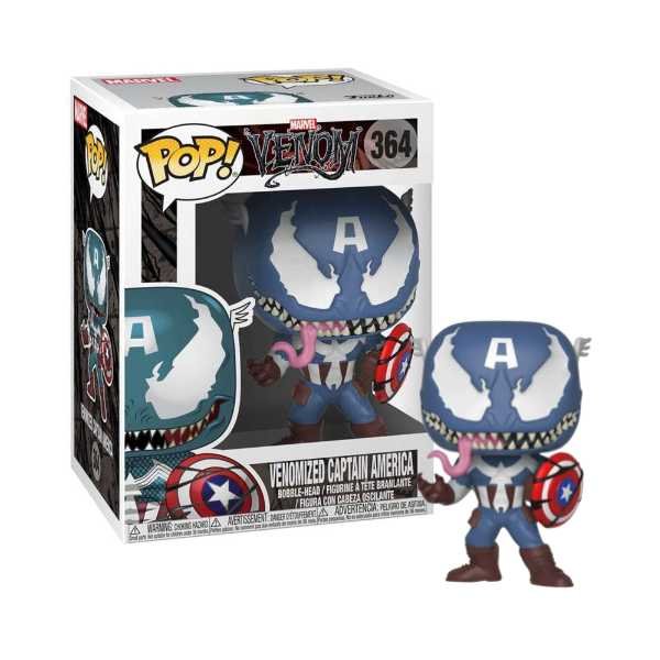 Funko Pop! Marvel: Venom - Venomized Captain America #364