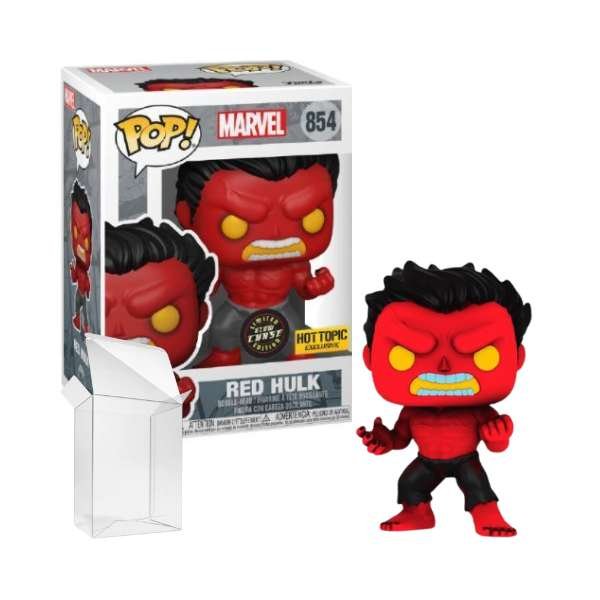 Funko Pop! Marvel: Red Hulk - #854 Hot Topic Exclusive (Glow in the Dark) (Chase)