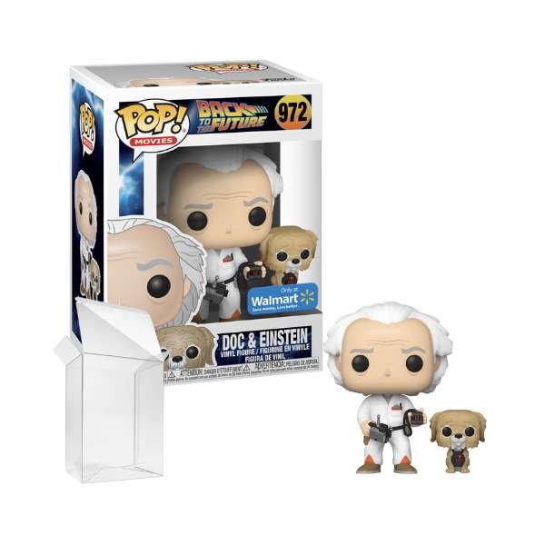 Funko Pop! Movies: Back to the Future - Doc & Einstein #972 Wallmart Exclusive