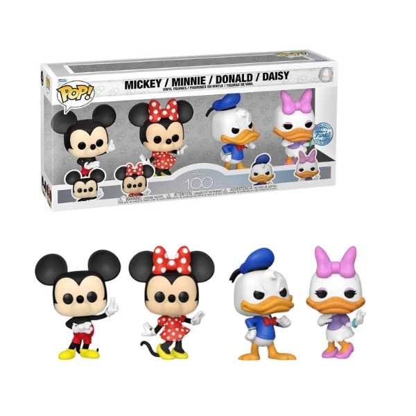 Funko Pop! Disney - Mickey / Minnie / Donald / Daisy Classics US Exclusives 4-Pack