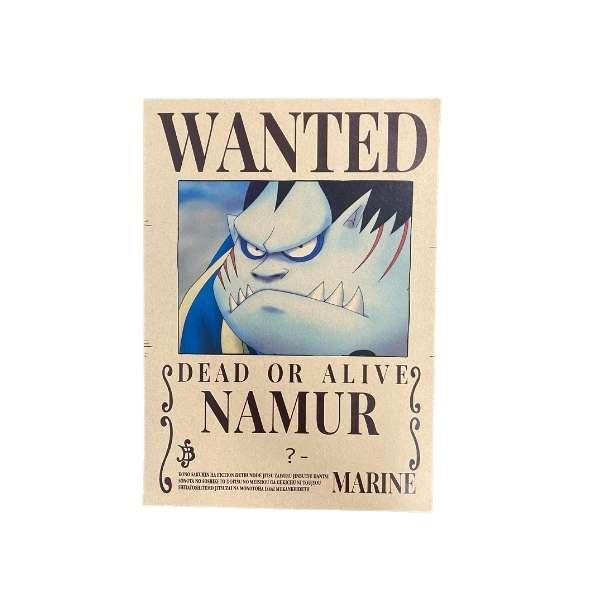 One Piece Wanted Dead or Alive Bounty Poster [21 x 29,7 cm] A4 - ''Namur''