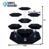 VinylGuard Zwarte 7-Tier Acryl Display Standaard - Voor Funko Pops Figuren, Verzamelobjecten, Organizer (1)