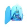 LoungeFly The Little Mermaid (1989) - Castle Snap Flap 12” Faux Leather Mini Backpack