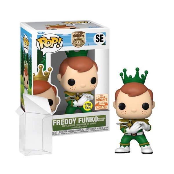 Funko Pop! Camp Fundays - Freddy Funko as Green Ranger #SE Glow in the Dark