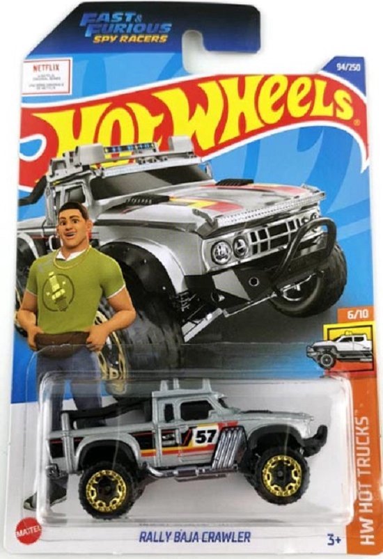 Hot Wheels Rally Baja Crawler - Die Cast voertuig - Schaal 164 - 7 cm