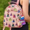 LoungeFly Disney Princess - Mothers & Daughters 12” Faux Leather Mini Backpack with Coin Purse