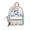 LoungeFly Snow White and the Seven Dwarfs (1937) - Floral 10” Faux Leather Mini Backpack