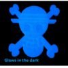 One Piece Skull Logo 3D - Blue Glows in the Dark